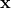 \mathbf{x}