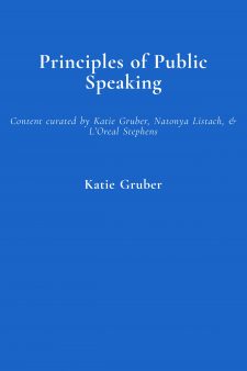 Principles of Public Speaking book cover