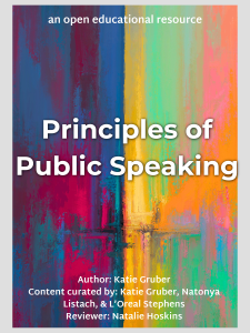 Principles of Public Speaking book cover